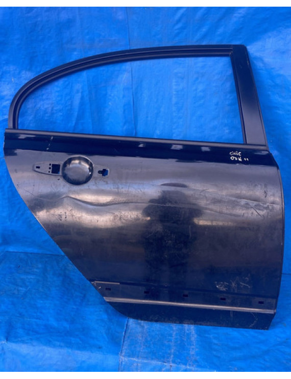 Porta Traseira Direita New Civic 2007 - 2011 / Detalhe Traseira Direito Preto