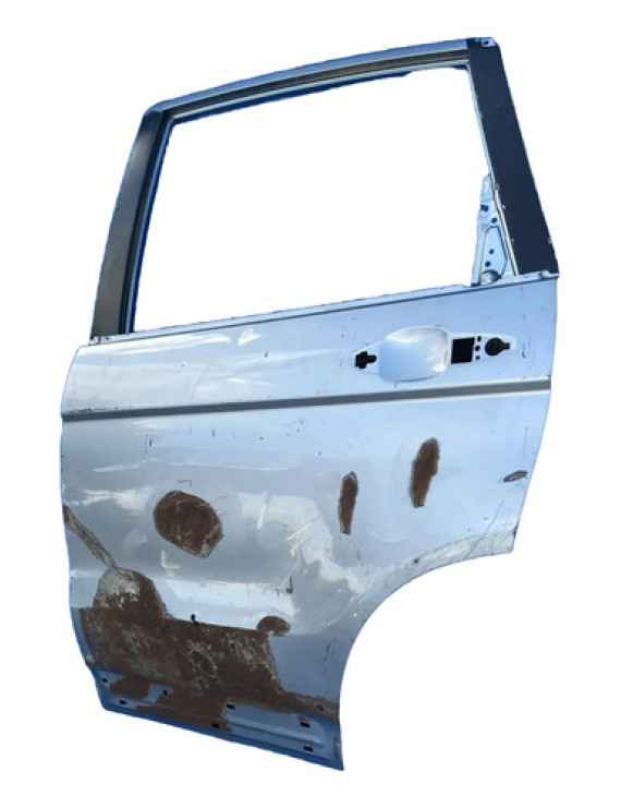 Porta Traseira Esquerda Honda Crv 2008 Á 2011 Traseira Esquerdo Prateado