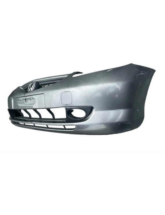 Parachoque Dianteiro Honda Fit 2003 A 2008 Cinza