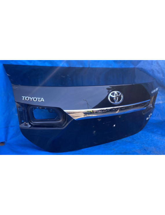 Tampa Traseira Corolla  2016 2017 2018 2019  Preto