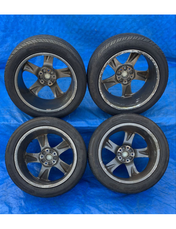 Jogo De Rodas Aro 20 Porsche Cayenne 2005 A 2010 Preto