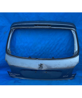 Tampa Traseira Peugeot 206 1999 A 2012 / Detalhe Azul Tampa Traseira Peugeot 206 1999 A 2012 / Detalhe Azul