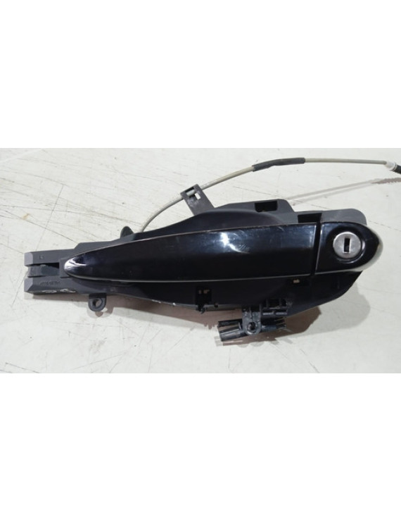 Maçaneta Externa Dianteira Esquerda Bmw X6 2012 Preto