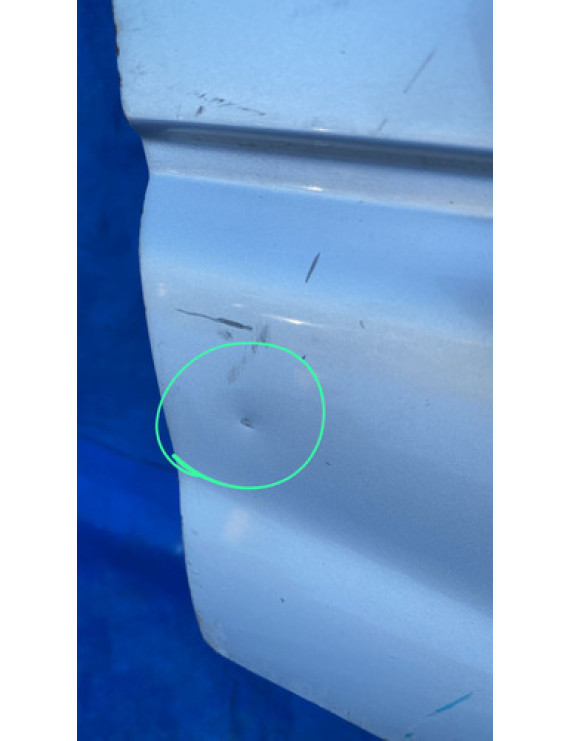 Porta Traseira Direita Pajero 1994 A 1998 Traseira Direita Prateado