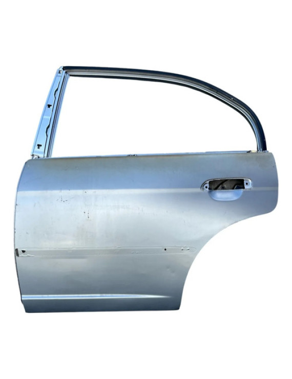 Porta Traseira Esquerda Honda Civic 2001 A 2006 Traseira Esquerdo Prateado