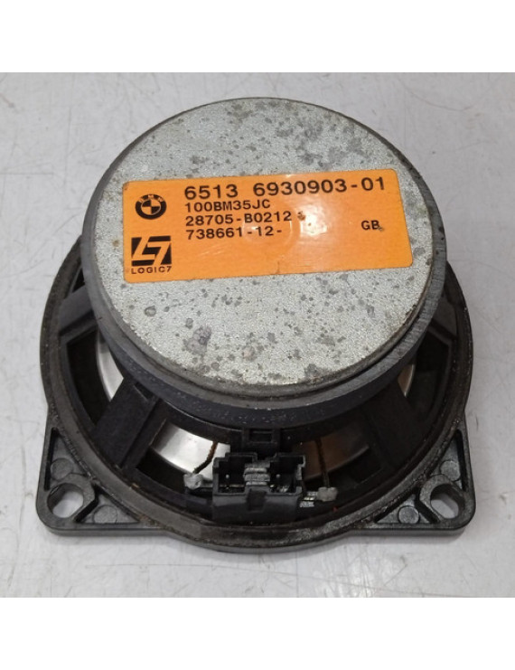 Alto Falante Porta Dianteira Esquerda Bmw 550i 2004 - 2007 Preto