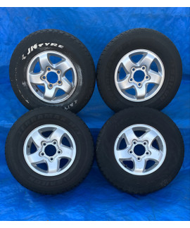 Jogo De Rodas Kia Sportage 1998 Á 2005 Aro 15 Prateado
