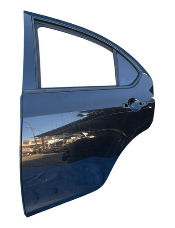 Porta Traseira Esquerda Jac J3 Hatch 2010 A 2013 Traseira Esquerdo Preto