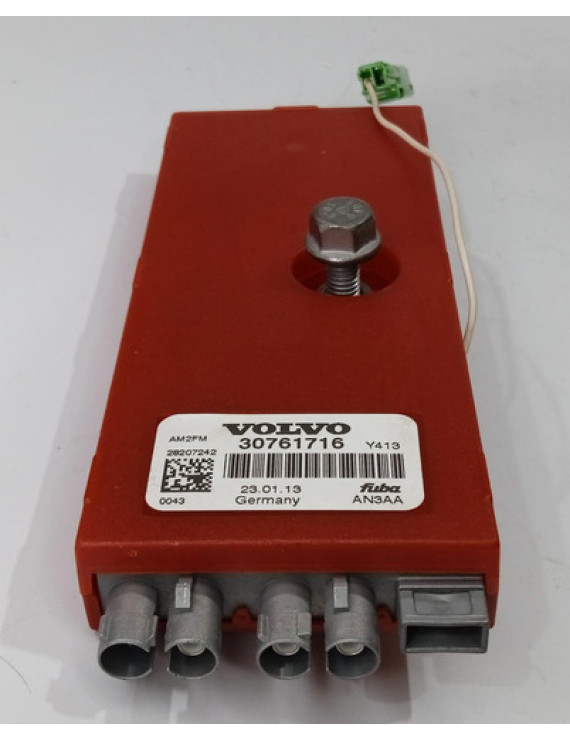 Antena Amplificadora Volvo Xc60 2008 - 2015 Vermelho