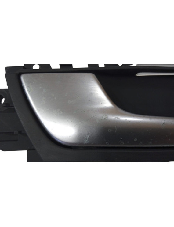 Maçaneta Interna Dianteira Esquerda Audi A4 2007 - 2015 Preto Dianteira