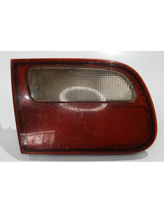 Lanterna Esquerda Tampa Honda Civic Hatch 1992 - 1995 Vermelho E Cristal