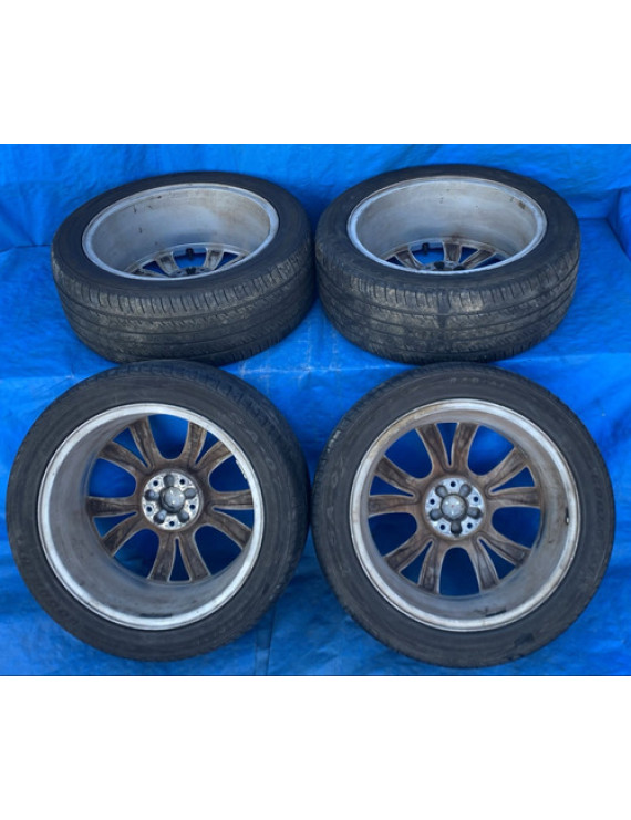 Jogo De Rodas Peugeot 508 2012 2013 014 Aro 18 Prateado