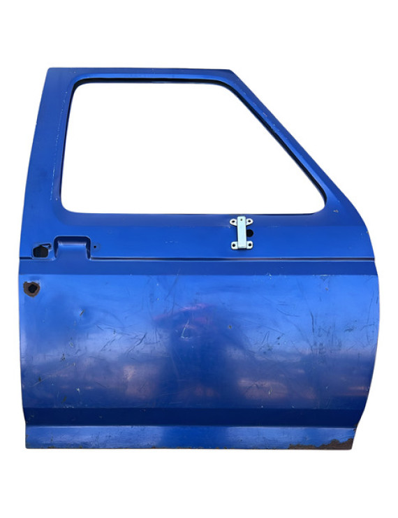 Porta Dianteira Direita Ford F-1000 1993 A 1998 Detalhe Dianteira Direita Azul
