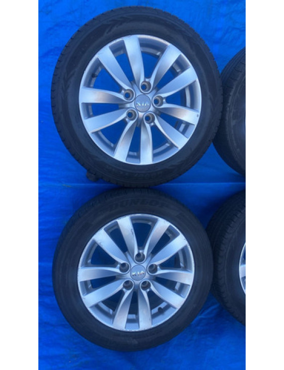 Jogo De Rodas Aro 16 Kia Cerato 2014 2015 2016 Preto