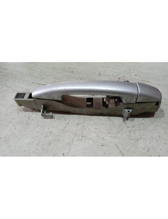Maçaneta Externa Dianteira Esquerda Peugeot 407 2006 Prateado