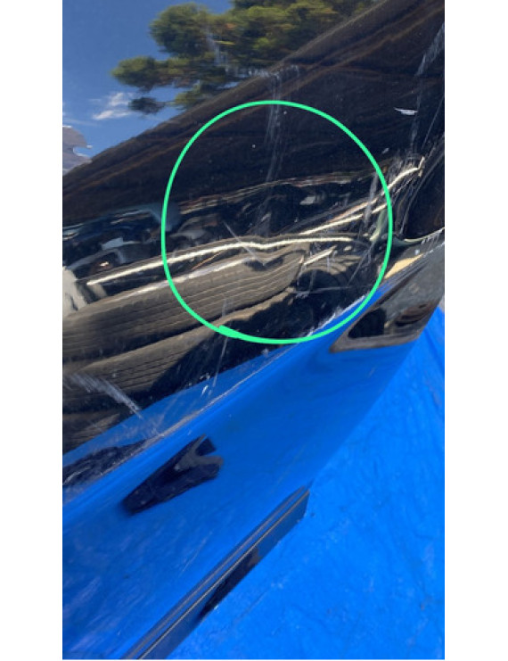 Porta Dianteira Esquerda Mercedes B200 2005 A 2011 Detalhe Dianteira Esquerdo Preto