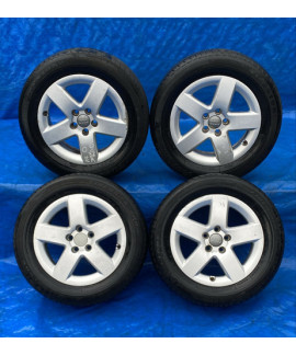 Jogo Rodas Audi A3 2001 A 2005 Aro 15 Preto