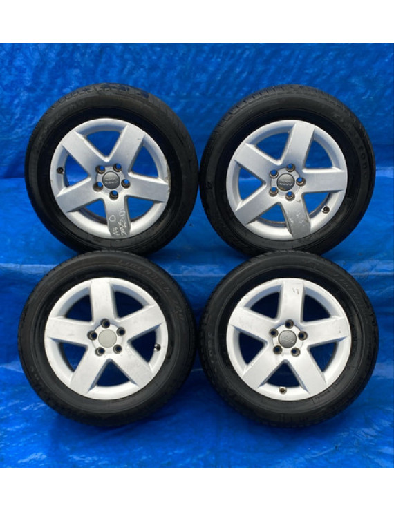 Jogo Rodas Audi A3 2001 A 2005 Aro 15 Preto