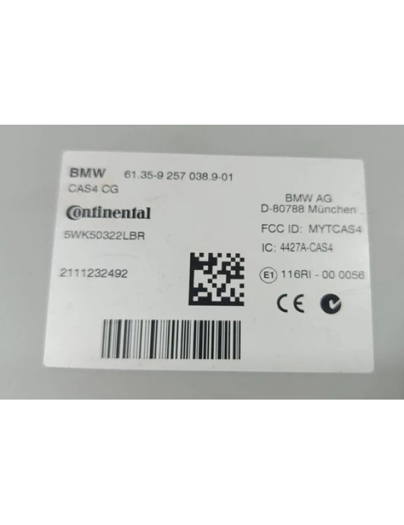 Módulo Controle Cas Bmw 535 2012 / 61359257038901