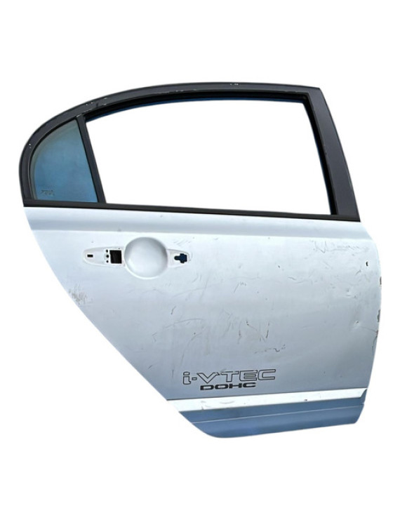Porta Traseira Direita New Civic 2007 A 2011 Traseira Direita Prateado