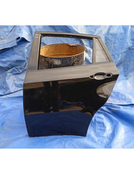 Porta Traseira Esquerda Bmw X6 2010 2011 2012 2013 2014 Preto