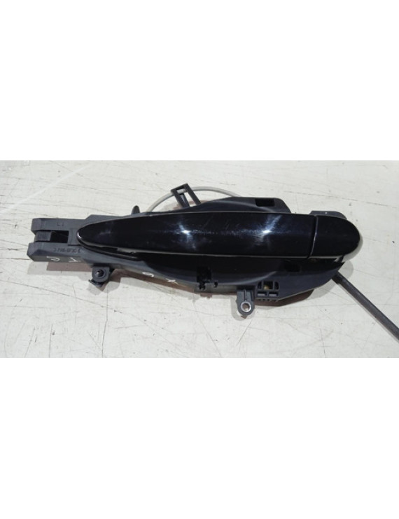Maçaneta Externa Traseira Esquerda Bmw X6 3.0 2012 Preto