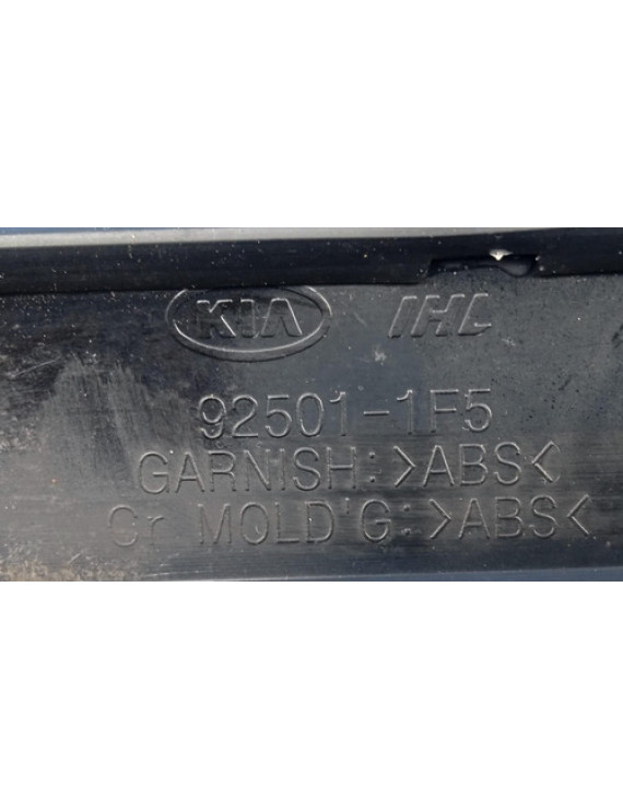 Moldura Friso Tampa Traseira Sportage 2005 - 2010 Preto
