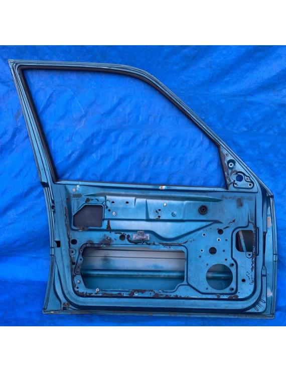 Porta Dianteira Esquerda Volvo 440 1993 A 1996 Dianteira Esquerdo Azul