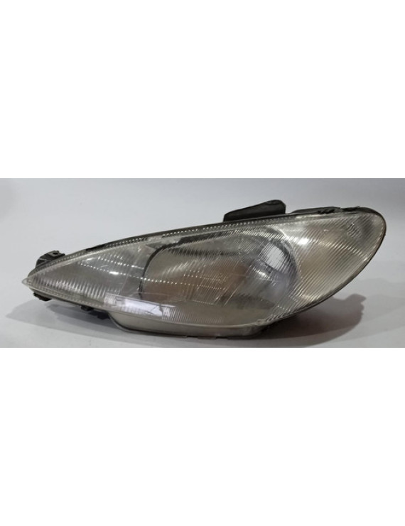 Farol Esquerdo Peugeot 206 1998 - 2007    Esquerdo