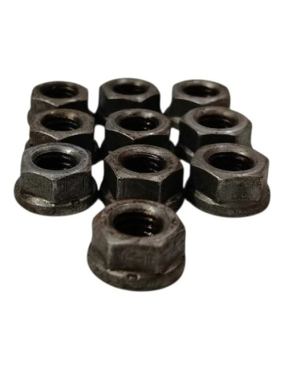 Kit Porca Eixo Comando Seat Inca 1.6 1999 Preto