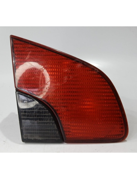 Lanterna Esquerda Tampa Traseira Peugeot 406 Sw 2001 Esquerdo/motorista Vermelho E Cristal