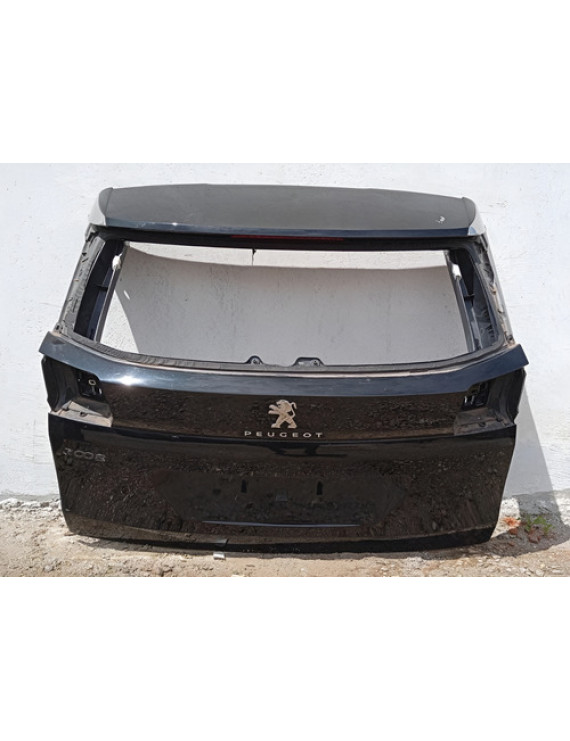 Tampa Traseira Peugeot 3008 Griffe 2017 - 2020 Preto