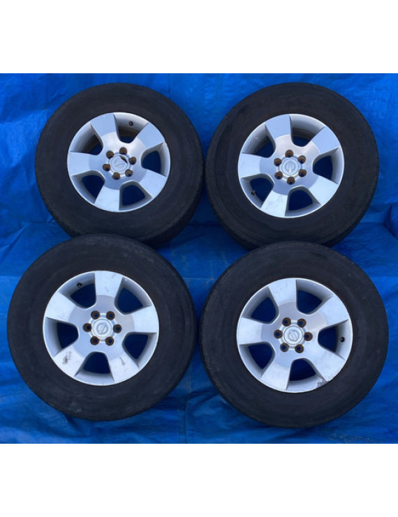 Jogo De Rodas Nissan Frontier 2008 2009 2010 2011 Prateado