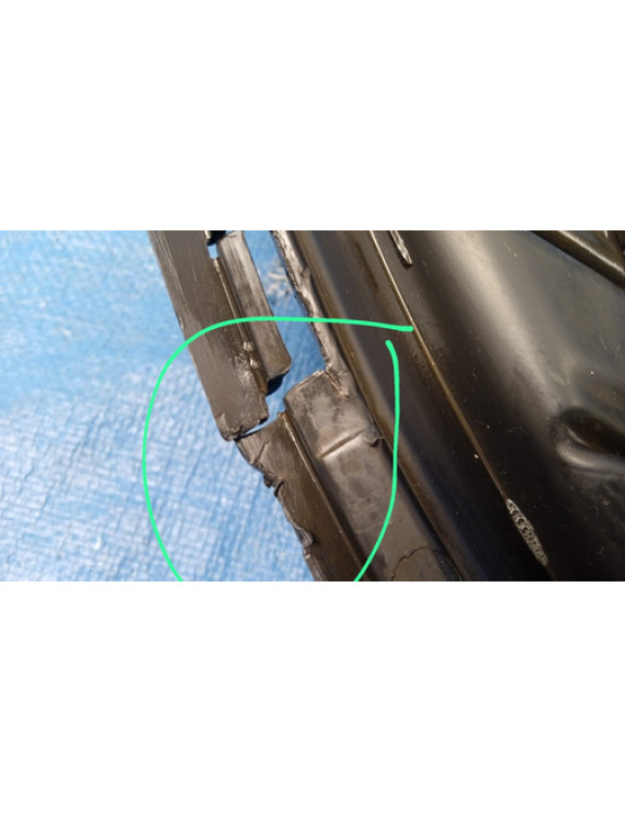 Grade Parachoque Dianteiro Onix 2013 - 2019 Detalhe Preto Fosco