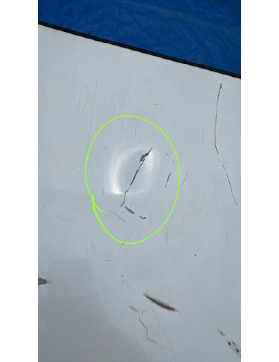 Folha Teto Carroceria Bmw X1 2008 A 2014 / Detalhes Branco