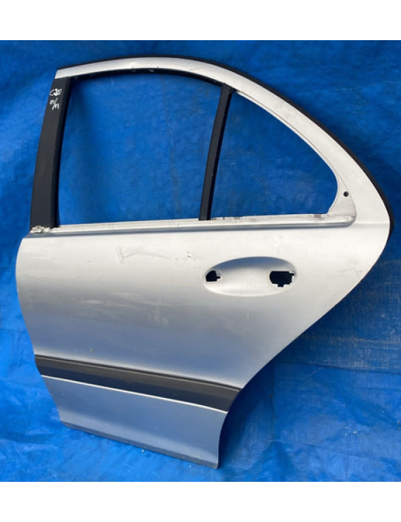 Porta Traseira Esquerda Mercedes C180 C200 C320 01/05 A 2007 Traseira Esquerdo Prateado