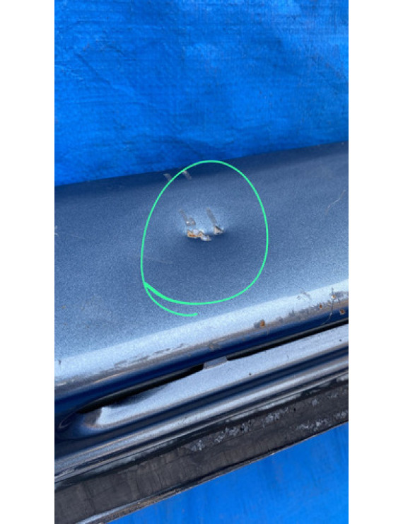 Tampa Traseira Peugeot 206 1999 A 2012 / Detalhe Azul