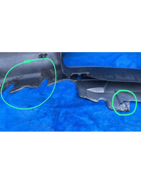 Parachoque Dianteiro Honda Civic 1996 1997 1998 / Detalhe Prateado