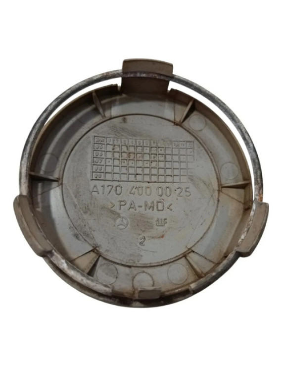 Calota Central Roda Emblema Mercedes Benz A1704000025 Prateado