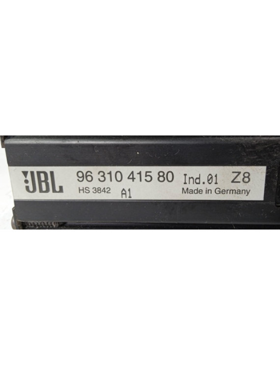 Módulo Amplificador Som Jbl Peugeot 607 2001 / 9631041580 Preto