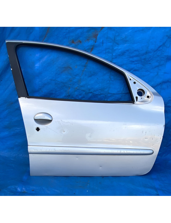 Porta Dianteira Direita Peugeot 206 Escapade 2001 Á 2012 Dianteira Direita Prateado