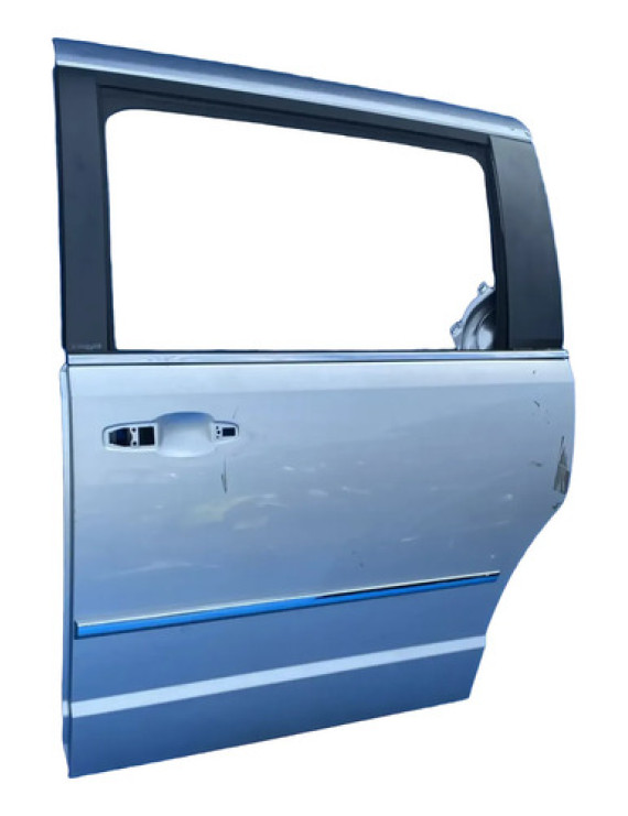 Porta Traseira Esquerda Town & Country 2008 A 2016 Traseira Esquerdo Prateado