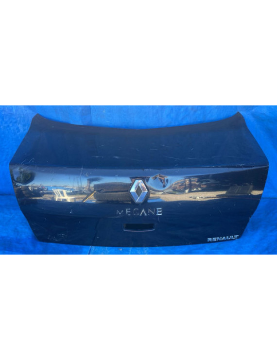 Tampa Traseira Megane Sedan 2004 - 2008 / Detalhe Preto