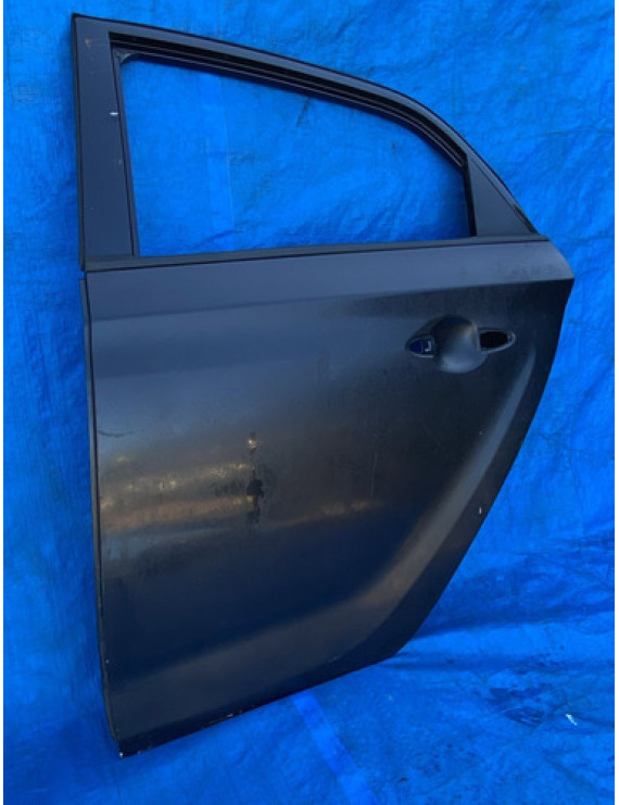 Porta Traseira Esquerda Hb20 Hatch 2012 A 2019 Traseira Esquerdo Preto