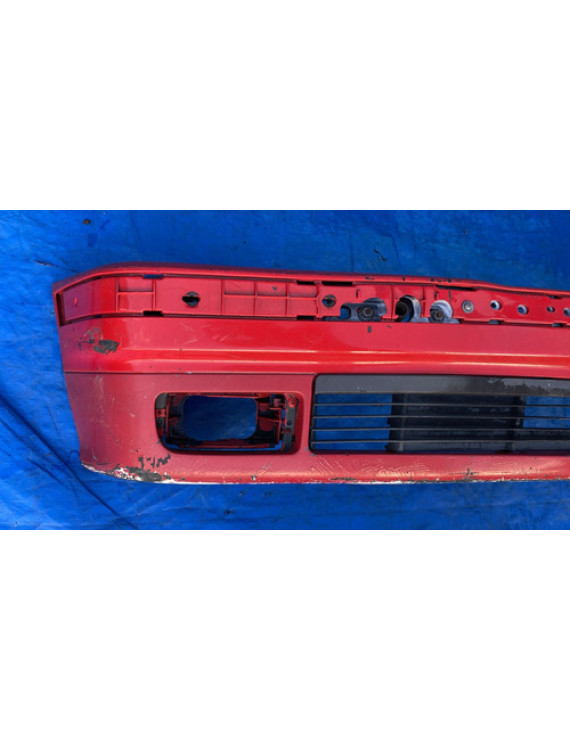 Parachoque Dianteiro Bmw E36 323 325 1992 A 1999 / Detalhe Vermelho