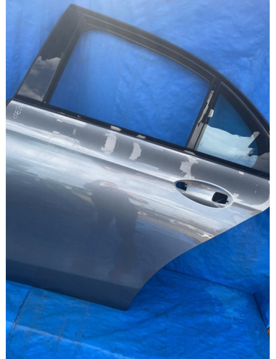 Porta Traseira Esquerda Mercedes E300 2020 Traseira Esquerdo Prateado
