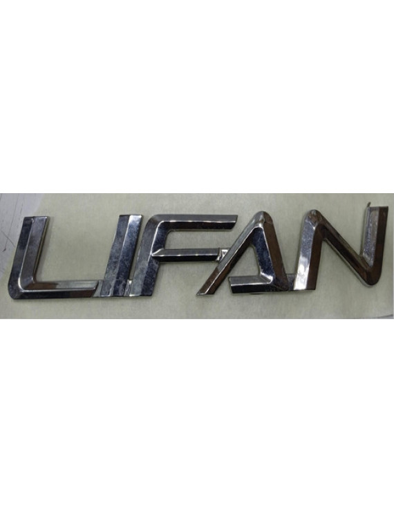 Emblema Lifan Tampa Traseira Letreiro Lifan 530 2015 Prateado