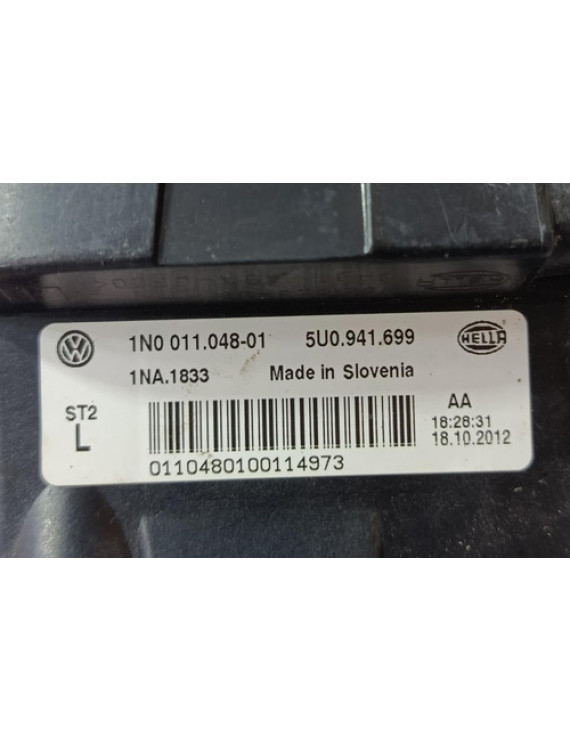 Farol Milha Esquerdo Voyage Gol 2012 - 2016 Detalhe Branco