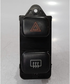 Botao Desembaçador Pisca Alerta Corolla 1993 - 1997 Preto
