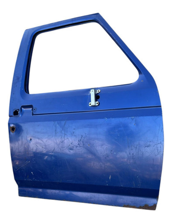 Porta Dianteira Direita Ford F-1000 1993 A 1998 Detalhe Dianteira Direita Azul